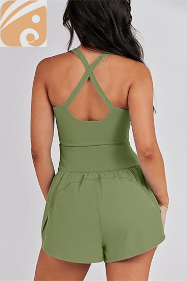 Summer Sets Short Jumpsuits Onesie Running Outfits