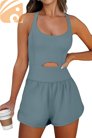 Summer Sets Short Jumpsuits Onesie Running Outfits