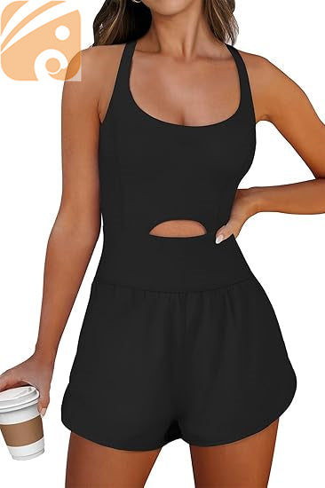 Summer Sets Short Jumpsuits Onesie Running Outfits