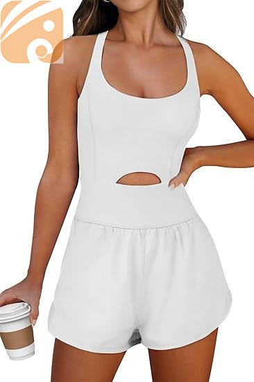 Summer Sets Short Jumpsuits Onesie Running Outfits