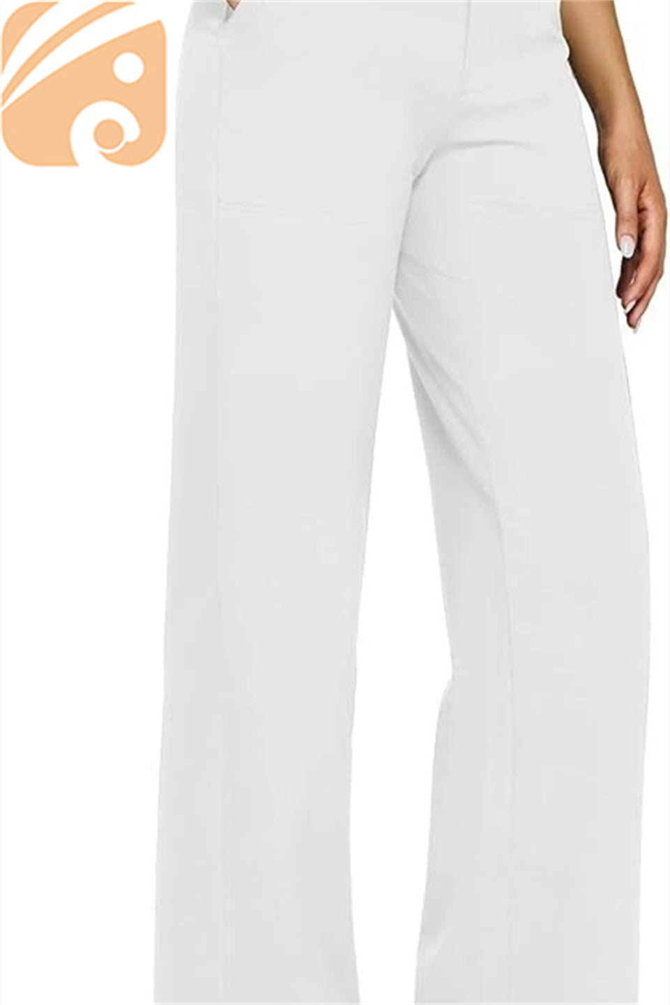 Women’s High-Waist Wide-Leg Yoga Pants Elastic Fitness Trousers